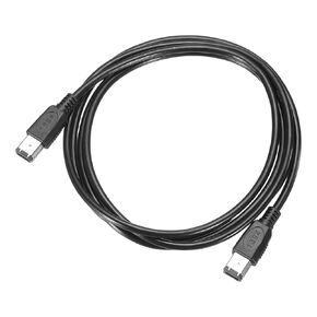 MECCANIXITY 1.8M IEEE 1394 Cable, 6 Pin Male to 6 Pin Male 800Mbps Adapter Cable Data Converter for DV, Digital Camera, Black, 6MM