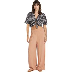Volcom Women's Stoneshine Junki Wide Leg Beach Pant
