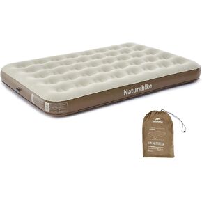 Naturehike Air Mattress Single with Foot Pump, 74 * 31in Inflatable Mattress for Home, Camping, Guests, Travel, Formaldehyde- Free, Morning View Serie