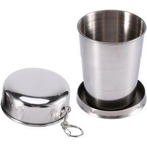 Collapsible,Collapsible Cups for Traveling,Collapsible Cups,Travel Cup,Foldable Cup,Stainless Steel Collapsible Cup Compact, and Portable Travel Cup