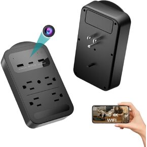 CAMDUCK WiFi Camera 4K,Security Camera with Night Vision for Baby/Elder/Dog/Pet,Indoor Home Camera with Phone app,24/7 SD Card Storage,Works with iOS&Android, (xn)