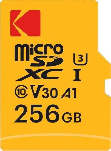 كوداك ذاكرة microSD فائقة الاداء UHS-I U3 V30 A1 بسعة 64 جيجابايت مع محول in Kuwait