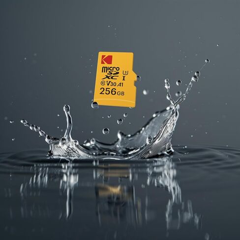 كوداك ذاكرة microSD فائقة الاداء UHS-I U3 V30 A1 بسعة 64 جيجابايت مع محول in Kuwait