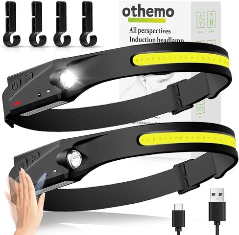 مصباح أمامي LETHEMO230 ، مصباح رأس شعاع عريض ، 230 درجة ، مستشعر حركة مصابيح أمامية قابلة لإعادة الشحن ، مصابيح أمامية 5 ميكل للبالغين ، مصابيح رأس مشرقة للجبهة ، المصباح الصلب ، الأساسيات التخييم المعدات 1pcs in Saudi Arabia