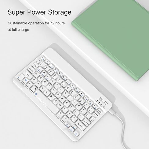 Keyboard Case for iPad Pro 13 Inch (M4) 2024 [Magnetic Detachable Wireless Keyboard][Support 3 System] Flip Stand Case with Pencil Holder for iPad 13" Pro 2024 (M4), Blue in Saudi Arabia
