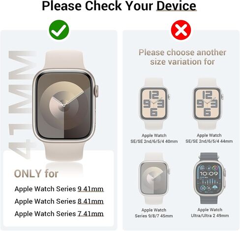 Tensea 2Pack for Apple Watch Screen Protector 45mm 41mm 44mm 40mm 49mm Accessories, Protective Soft Film with Installation Kit, for iWatch Series 9 8 7 6 5 4 SE SE 2nd Generation Ultra Ultra 2 in Saudi Arabia