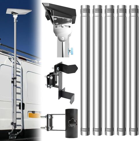 Starlink Mini Pole Mount, Lymorexan 8 Ft Starlink Mimi Mounting Kit with 4.5" Suction Feet, Removable Stainless Steel Pole, Starlink Mini Suction Cup Mount,Starlink Mini Car Mount in Saudi Arabia