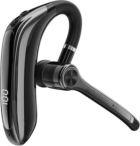 Handsfree Bluetooth Headset with Microphone for Phone Calls In Ear Headphones Wireless Bluetooth with Mic Hands Free Wireless One Ear Headset for Work ENC Noise Cancelling Earpiece for Trucker Driving in Saudi Arabia