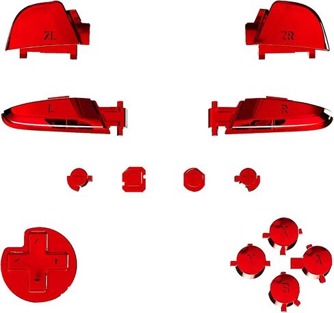 eXtremeRate Chrome Gold Repair ABXY D-pad ZR ZL L R Keys for Nintendo Switch Pro Controller, Glossy DIY Replacement Full Set Buttons with Tools for Nintendo Switch Pro - Controller NOT Included in Saudi Arabia
