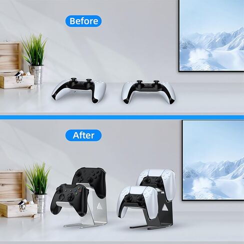 Controller Holder – 2 Tier, Controller Stand, Game Controller Holder for Series X S, 2, PS5, PS3, Switch Pro and Almost All Controller - 2 Pack in Saudi Arabia