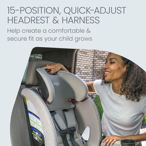 Britax One4Life Convertible Car Seat, 10 Years of Use from 5 to 120 Pounds, Converts from Rear-Facing Infant Car Seat to Forward-Facing Booster Seat, Performance Fabric, Cool N Dry Moonstone in Kuwait