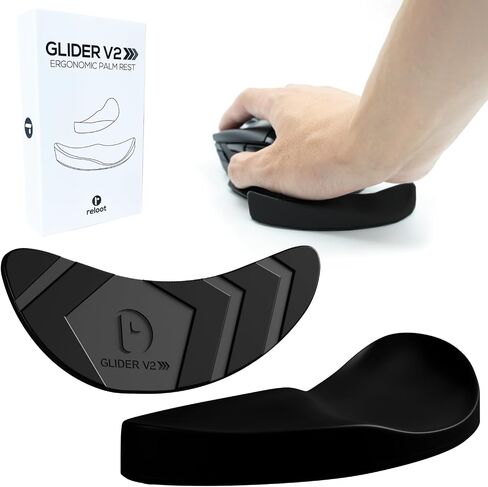 Glider V3 2025 Wrist Rest for Mouse, Ergonomic Sliding Palm Support for Carpal Tunnel and Wrist Pain Relief, Lightweight Gliding Wrist Pad for Office Work, Gaming, Coding, and Computer Use in Saudi Arabia