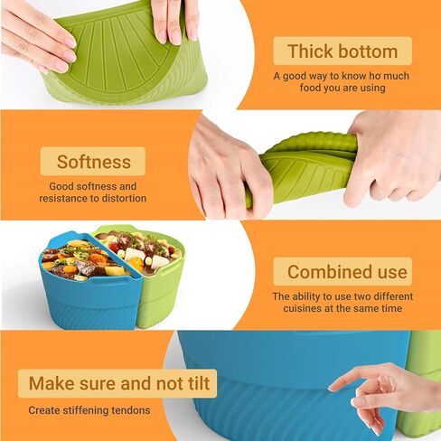 Silicone Slow Cooker Liners Oval, Fits 6 QT Cookers. Thick, Reusable, Leakproof, BPA-Free, Dishwasher Safe. Durable and Convenient, Ideal for Hassle-Free Cooking and Easy Cleanup in Saudi Arabia