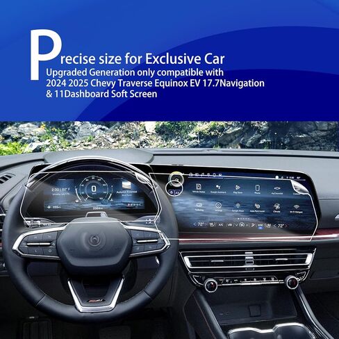 2pcs 2025 2024 Buick Envista Encore GX Screen Protector for 2025 2024 Buick Envista Encore GX ST Avenir Preferred 11Inch Navigation 8Inch Instrument Cluster Plastic Screen Protector in Saudi Arabia