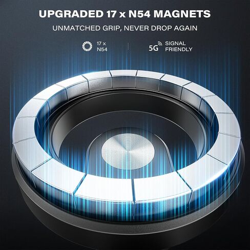 APPS2Car Magnetic Phone Holder for Car, Dashboard Magnetic Car Mount, 360° Rotation Car Magnetic Phone Mount with Strong VHB Adhesive, for All Cell Phones in Saudi Arabia