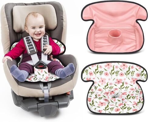 2 Pack Dinosaur Car Seat Protector for Potty Training Waterproof Piddle Pad Cover from Spillages Nappy Leaks Toilet Training Anti Slip Backing Strollers Carseat Liner for Toddlers Babies Summer in Kuwait