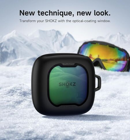 Suritch for Shokz Openfit Air Cover ، حالات قفل مغناطيسية لسماعات رأس Shokz Openfit Air Oper ، وغطاء واقي واقية مع Carabiner & Keyring لخطوط أذن الهواء OpenFit (2024) ، أسود in Kuwait