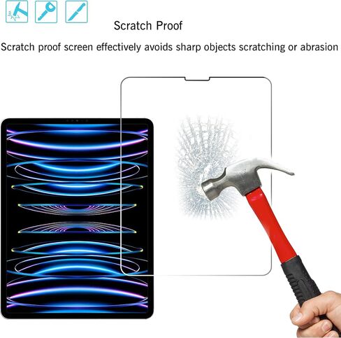 Ailun 2Pack واقي شاشة لجهاز iPad Pro 10.5 2017 iPad Air 3 2019 10.5 بوصة من الزجاج المقسى 9H صلابة Apple Pencil متوافق مع حافظة فائقة الوضوح مضادة للخدش in Kuwait