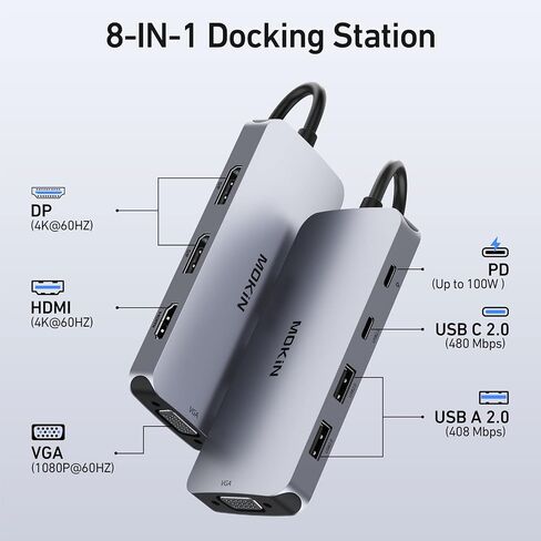 USB C to USB C Hub, 4K@60Hz Video Output, 100W PD Charging, 10Gbps Data Transfer, USB4 Multiport Dongle for MacBook Pro, iPad Pro and Type-C Devices in Saudi Arabia