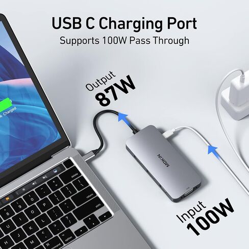 USB C to USB C Hub, 4K@60Hz Video Output, 100W PD Charging, 10Gbps Data Transfer, USB4 Multiport Dongle for MacBook Pro, iPad Pro and Type-C Devices in Saudi Arabia