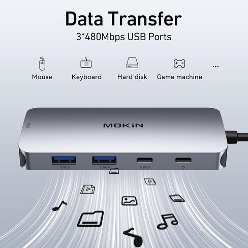 USB C to USB C Hub, 4K@60Hz Video Output, 100W PD Charging, 10Gbps Data Transfer, USB4 Multiport Dongle for MacBook Pro, iPad Pro and Type-C Devices in Saudi Arabia