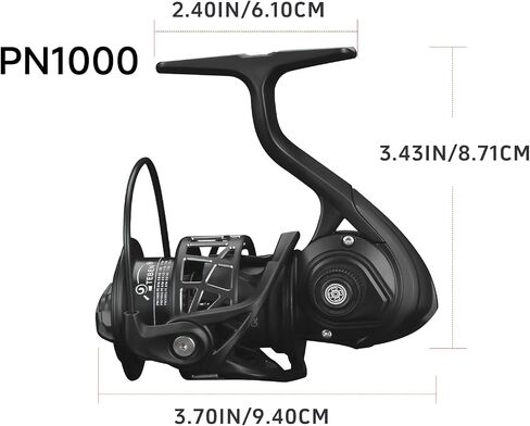 TEBEN Ultralight Spinning Reel 5.2:1 Gear Ratio Freshwater Saltwater Surf Fishing Reels,Max Drag 11lbs 500-1000 CNC Aluminum Spool Perfect for Ice Fish Reel in Saudi Arabia