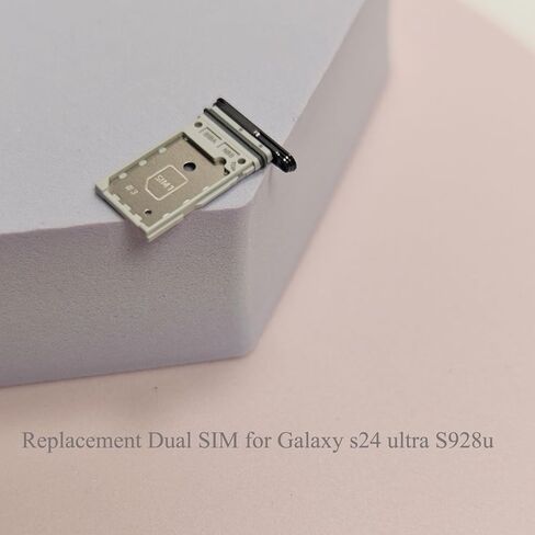 s24 Ultra Dual SIM Card Tray Replacement Card Holder for Samsung Galaxy s24 Ultra 5G s928u s928w s928a (Yellow) in Saudi Arabia