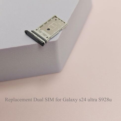 s24 Ultra Dual SIM Card Tray Replacement Card Holder for Samsung Galaxy s24 Ultra 5G s928u s928w s928a (Yellow) in Saudi Arabia