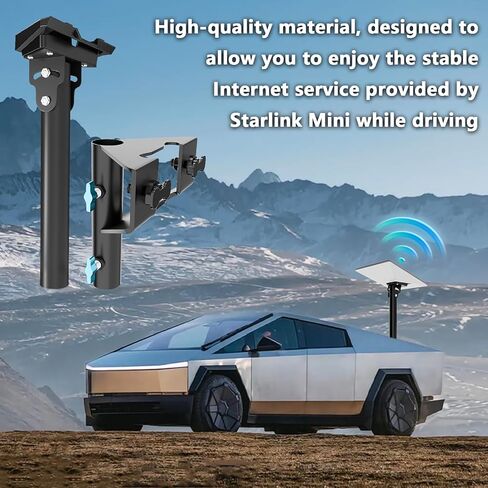 جبل Starlink Mini ، Lymorexan Starlink Mini Roof Mount مع كوب شفط 4.5 بوصة ، كوب شفط Mini Stari مع محول ، Mini Mini Quick Mount in Kuwait