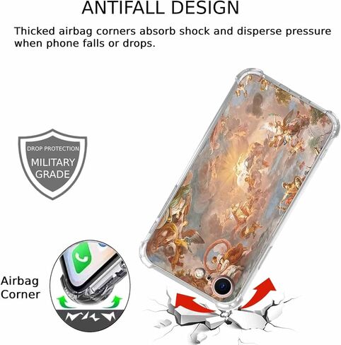 قضية iPhone SE 2nd/SE 3 ، iPhone 7/8 مع تصميم اقتباسات المسيحية ، نمط آية يسوع الله الكتاب المقدس ، حالة الوفير الناعمة الواضحة ، 4.7 "(كريستيان ، 7) in Kuwait