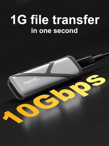 40Gbps NVMe Enclosure for M.2 SSD - Thunderbolt 4 Compatible, Tool-Free Aluminum Design with Fanless Efficient Cooling, Supports M.2 Sizes 2280/2260/2242/2230 in Saudi Arabia