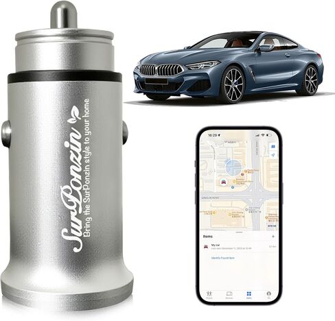 Car Anti-Loss Device with Charging Port - Real-Time Location Tracking, Compatible with Apple Find My (iOS Only) in Saudi Arabia
