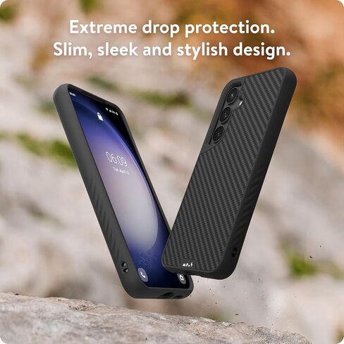Mous for Samsung Galaxy S25 Ultra Case MagSafe Compatible - Limitless 6.0 - Carbon Fibre - Protective Shockproof Phone Cover in Saudi Arabia
