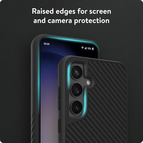 Mous for Samsung Galaxy S25 Ultra Case MagSafe Compatible - Limitless 6.0 - Carbon Fibre - Protective Shockproof Phone Cover in Saudi Arabia