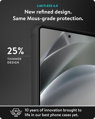 Mous for Samsung Galaxy S25 Ultra Case MagSafe Compatible - Limitless 6.0 - Carbon Fibre - Protective Shockproof Phone Cover in Kuwait