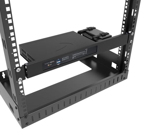 JINGCHENGMEI Mini Rack Mount Kit for SonicWall Firewall TZ270 TZ370 TZ470 1U Hinged Rack Shelf in 19-inch Rack (RM-SON470) in Saudi Arabia