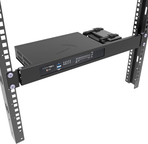 JINGCHENGMEI Mini Rack Mount Kit for SonicWall Firewall TZ270 TZ370 TZ470 1U Hinged Rack Shelf in 19-inch Rack (RM-SON470) in Saudi Arabia