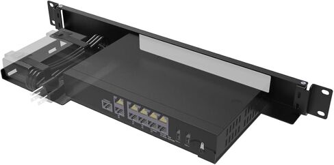 JINGCHENGMEI Mini Rack Mount Kit for SonicWall Firewall TZ270 TZ370 TZ470 1U Hinged Rack Shelf in 19-inch Rack (RM-SON470) in Saudi Arabia
