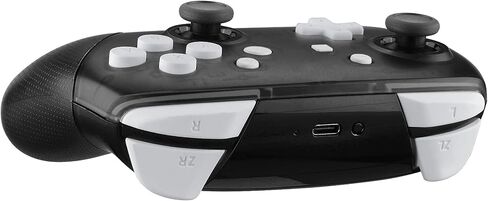 eXtremeRate Red Repair ABXY D-pad ZR ZL L R Keys for Nintendo Switch Pro Controller, Glossy DIY Replacement Full Set Buttons with Tools for Nintendo Switch Pro - Controller NOT Included in Saudi Arabia