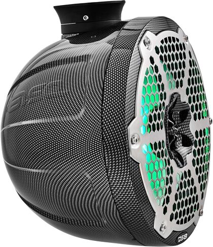 دي اس 18 مكبرات صوت برج واكيبورد CF-PS8 ثنائية الاتجاه مع اضواء RGB مدمجة - 375 كحد اقصى - مثالية للسماء النفاثة، مثالية لمركبات ايه تي في ويو تي في وجيب جنبًا إلى جنب والبحرية وار زد ار in Saudi Arabia