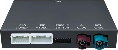 محول Carplay محول اللاسلكي Retrofit Kit Decoder لتويوتا تاتش 2 & entune2.0 2014-2019 ملائمة للتندرا/4runner/rav4/tacoma/camry/corolla/avalon/prius/ch-r/sienna/highlander in Kuwait