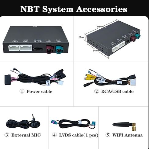 محول Carplay محول اللاسلكي Retrofit Kit Decoder لتويوتا تاتش 2 & entune2.0 2014-2019 ملائمة للتندرا/4runner/rav4/tacoma/camry/corolla/avalon/prius/ch-r/sienna/highlander in Kuwait