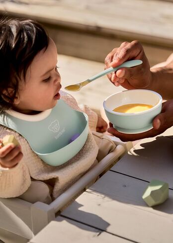 BabyBjörn Baby Feeding Set, 3 pcs, Powder Pink in Kuwait