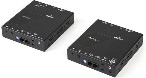 مجموعة موسع StarTech 4K HDMI عبر IP، جدار فيديو AVoIP، TAA (ST12MHDLAN4K) in Kuwait