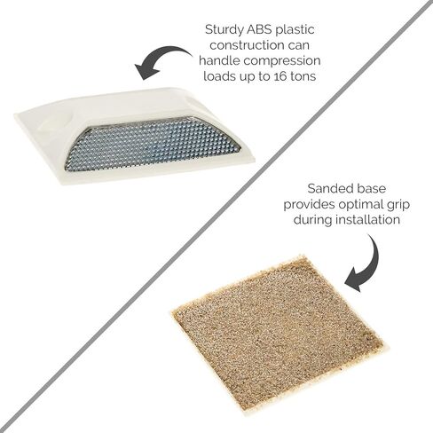 10 عبوات من علامات الرصيف التجارية العاكسة - علامة الطريق العاكسة (أحمر) in Kuwait