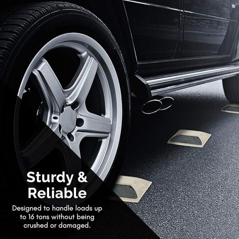 10 عبوات من علامات الرصيف التجارية العاكسة - علامة الطريق العاكسة (أحمر) in Kuwait