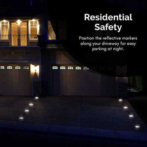 10 عبوات من علامات الرصيف التجارية العاكسة - علامة الطريق العاكسة (أحمر) in Kuwait