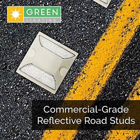 10 عبوات من علامات الرصيف التجارية العاكسة - علامة الطريق العاكسة (أحمر) in Kuwait