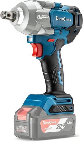 Dong Cheng 20V Brushless Impact Wrench, 515 ft-lbs High Torque, 1/2 inch 4-Speed Cordless Impact Gun, Power Wrench for Automotive Use, Includes 2 x 4.0Ah Battery & Charger in Saudi Arabia