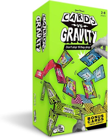 Cards Vs Gravity Pro: Includes Travel Bag and Extra Cards | Fun Family Game for 2-8 Players - Online Exclusive Version with Extra Cards in Saudi Arabia